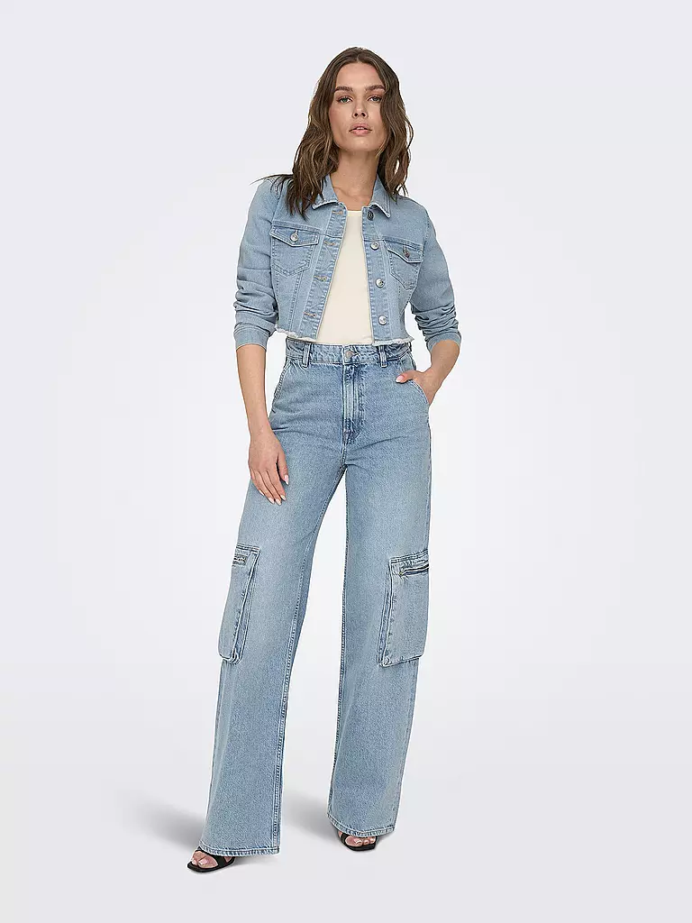 ONLY | Chaqueta vaquera cropped fit ONLWONDER | Azul claro