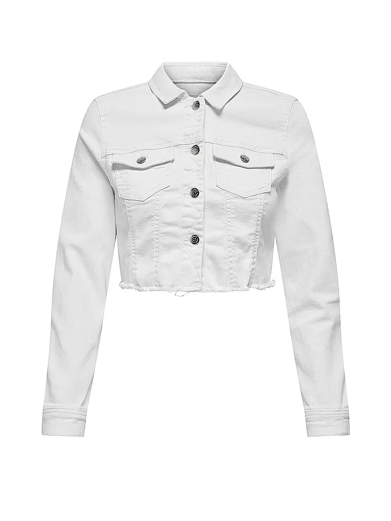 ONLY | Chaqueta vaquera ONLWONDER  Corte cropped | Blanco