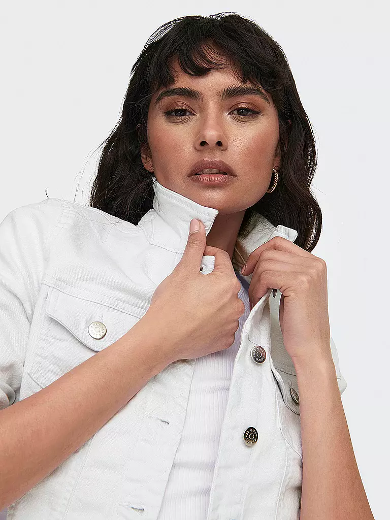 ONLY | Chaqueta vaquera ONLWONDER  Corte cropped | Blanco