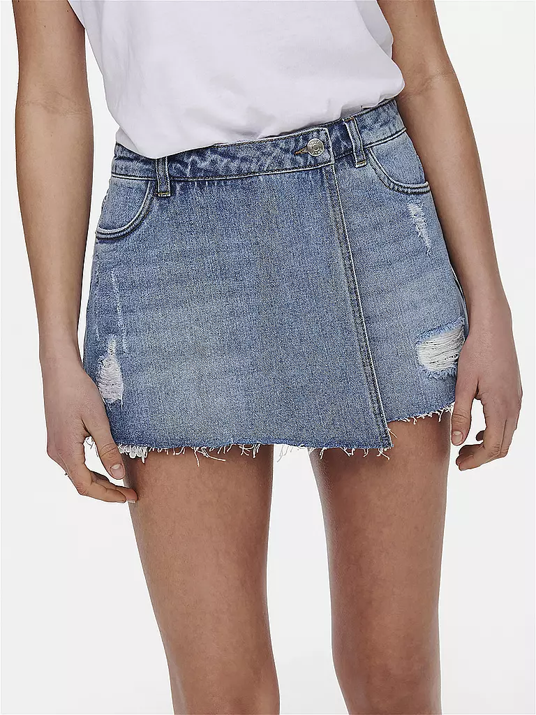 ONLY | Falda pantalón - Jeansskorts ONLTEXAS | Azul claro