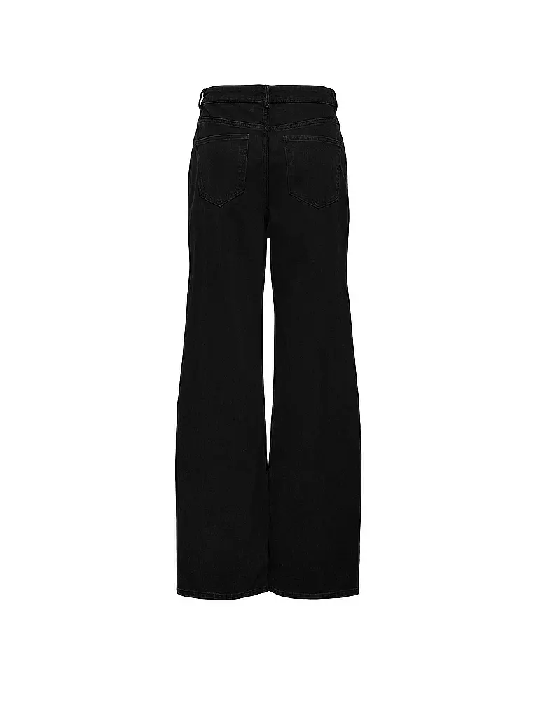 ONLY | Highwaist Jeans Wide Leg ONLCAMILLE  | Negro