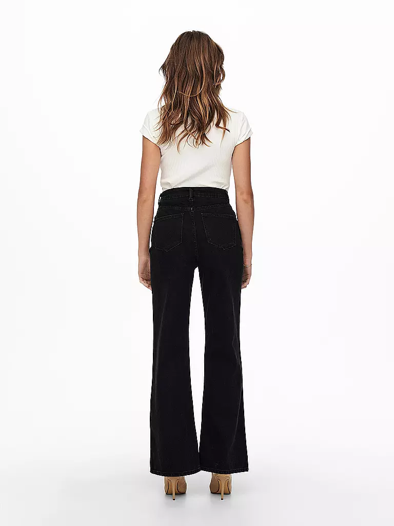 ONLY | Highwaist Jeans Wide Leg ONLCAMILLE  | Negro