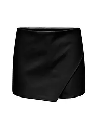 ONLY | Hosenrock - Skorts en óptica de cuero ONLMIST | Negro