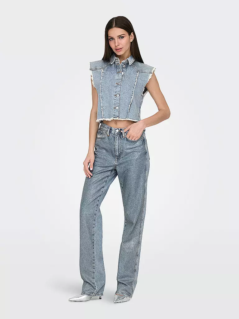 ONLY | Jeans de corte recto ONLHOLLYWOOD-RILEY | Azul claro
