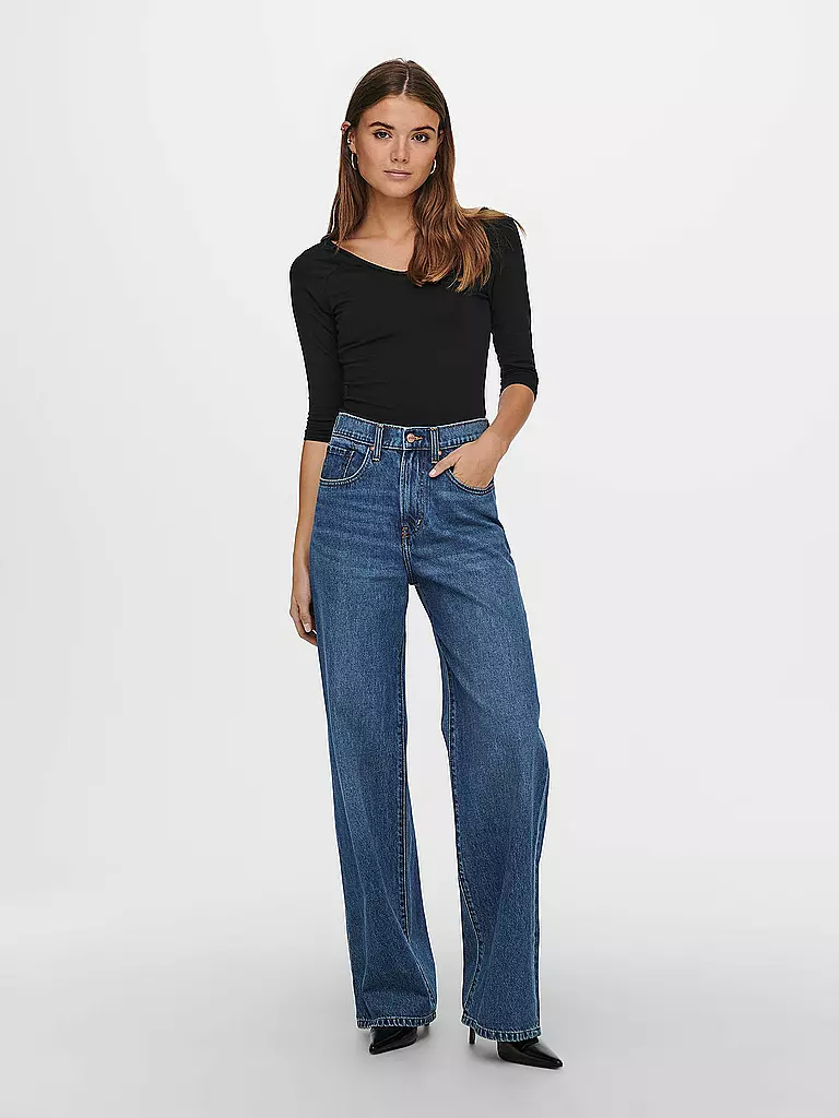 ONLY | Jeans de pierna ancha ONLHOPE | Azul
