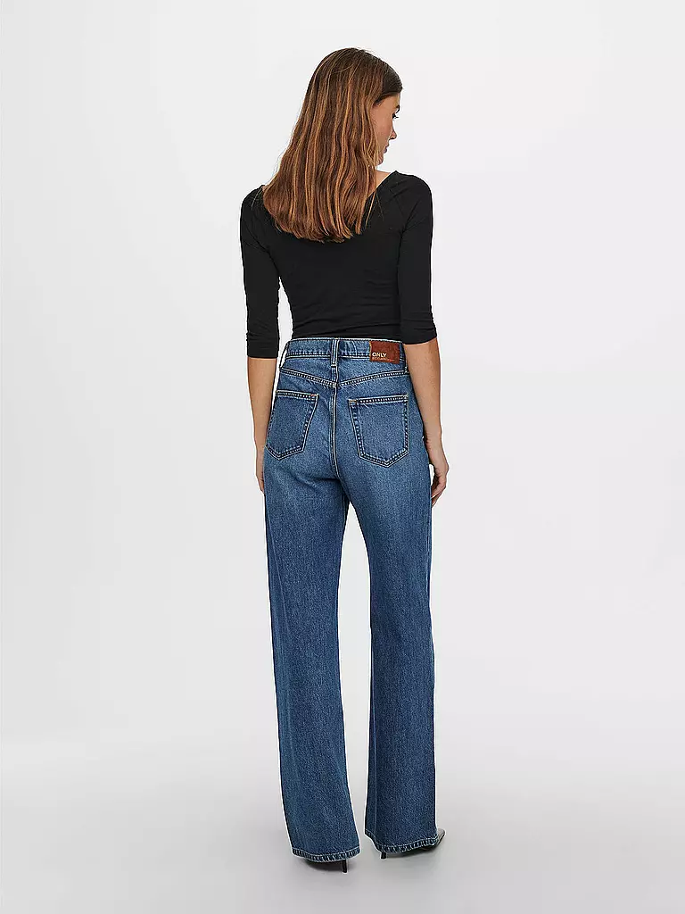 ONLY | Jeans de pierna ancha ONLHOPE | Azul