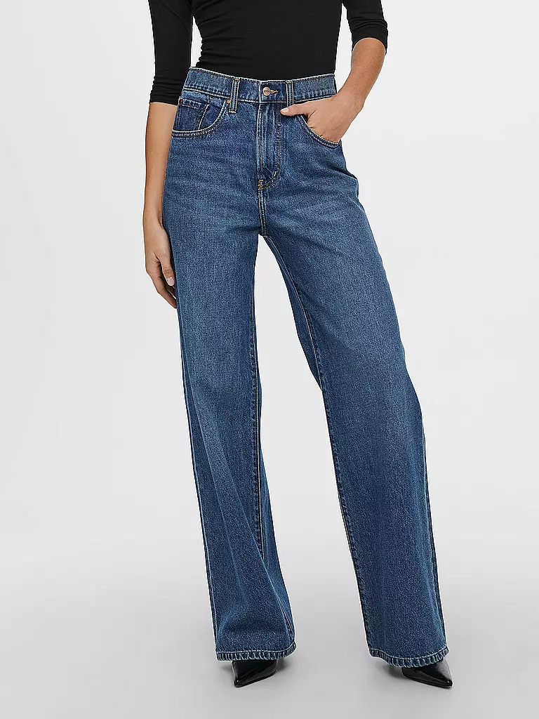 ONLY | Jeans de pierna ancha ONLHOPE | Azul