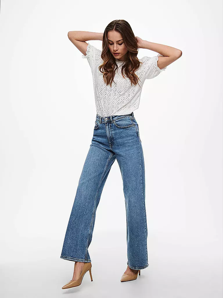 ONLY | Jeans de pierna ancha ONLJUICY | Azul