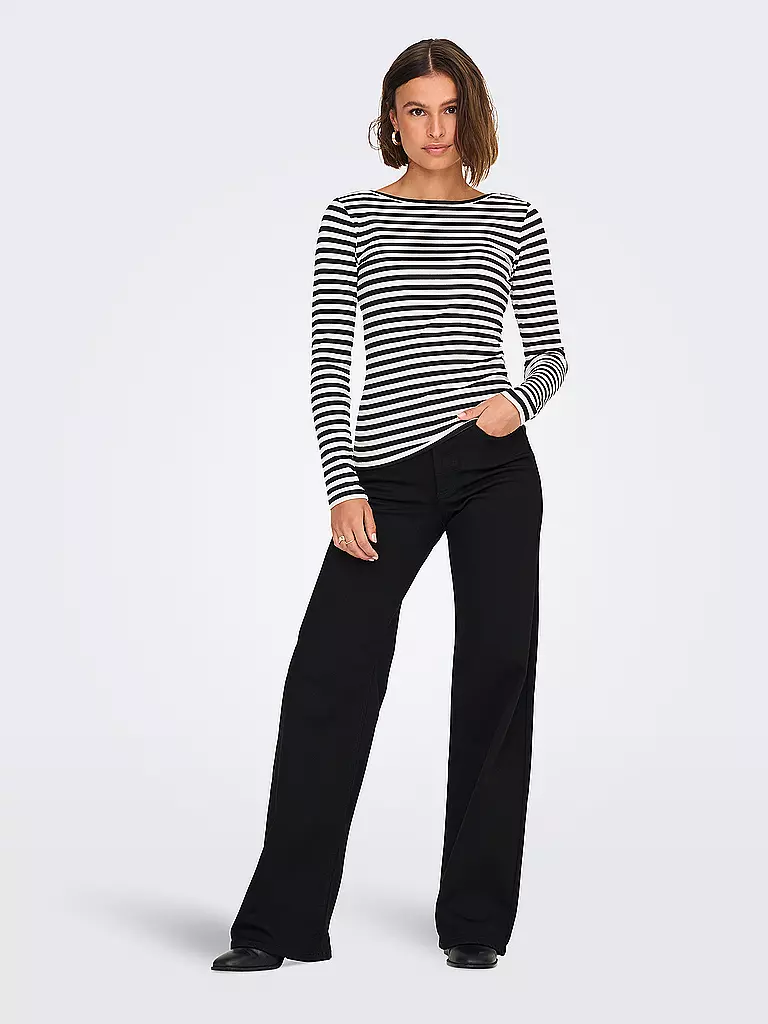 ONLY | Jeans de pierna ancha ONLMADISON BLUSH | schwarz