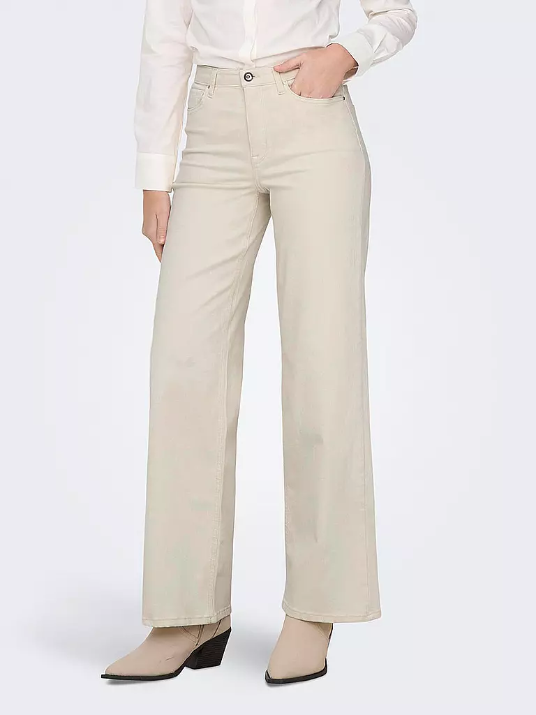 ONLY | Jeans de pierna ancha | beige