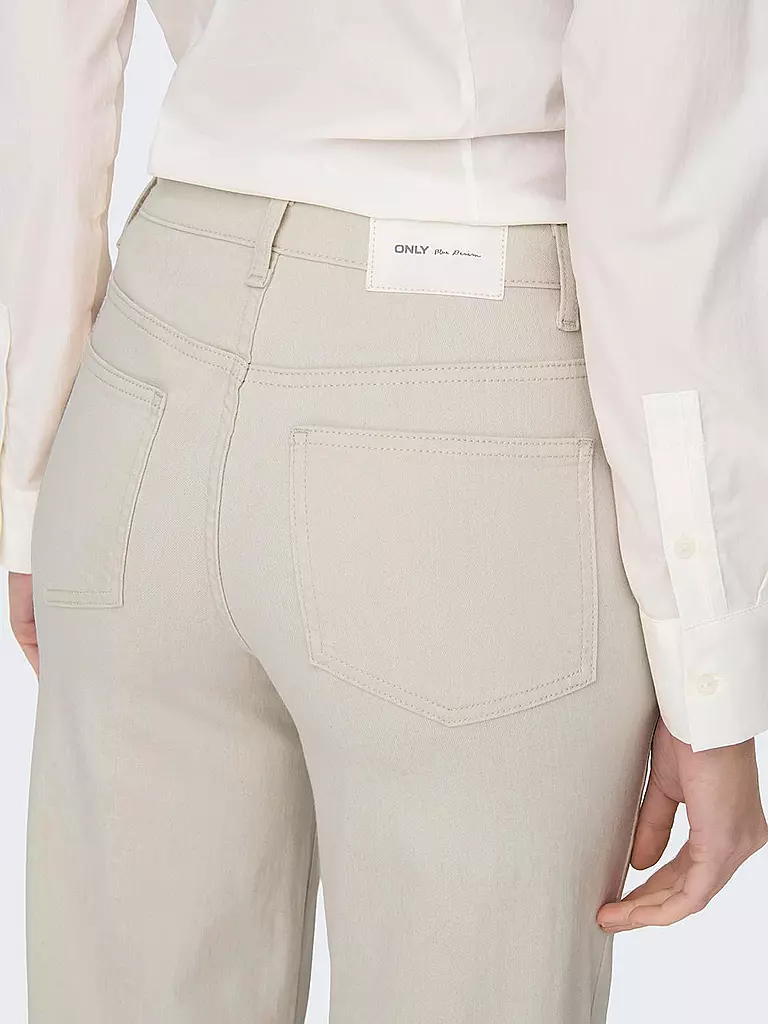 ONLY | Jeans de pierna ancha | beige