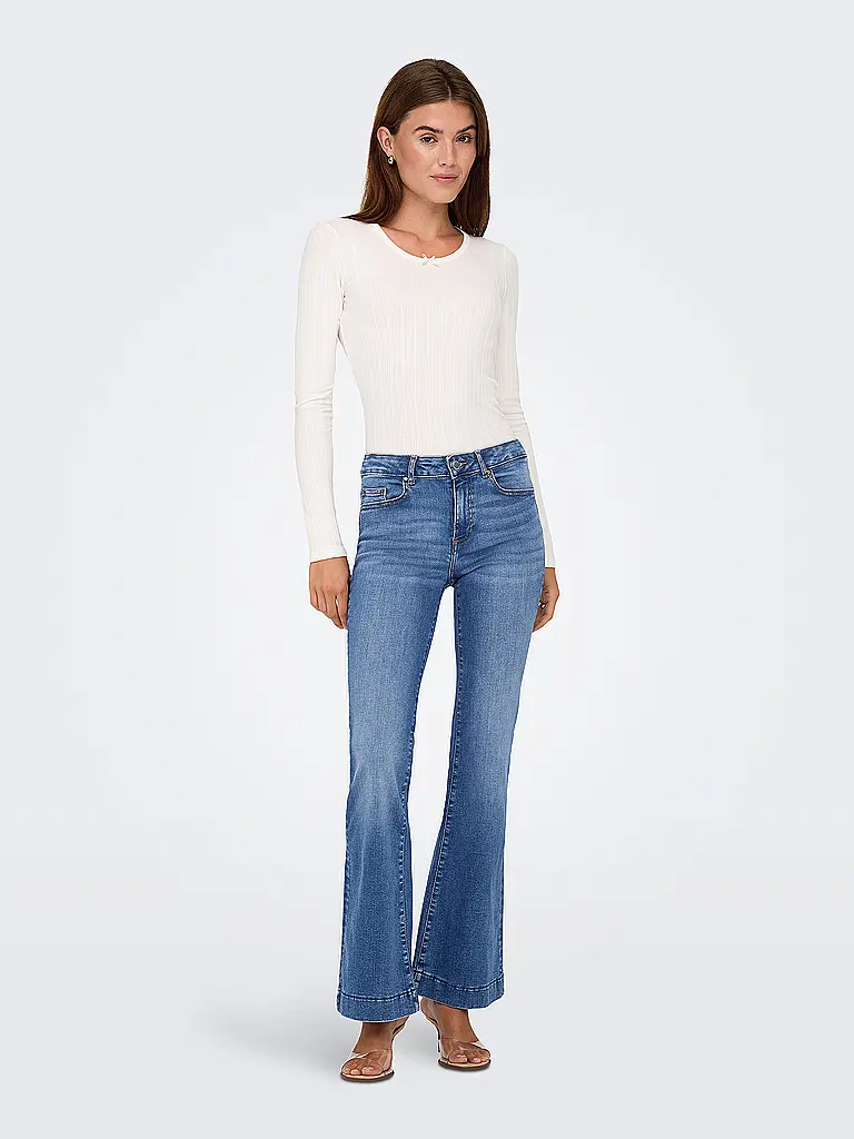 ONLY | Jeans ONLBLUSH MID RETROFLARED | Azul