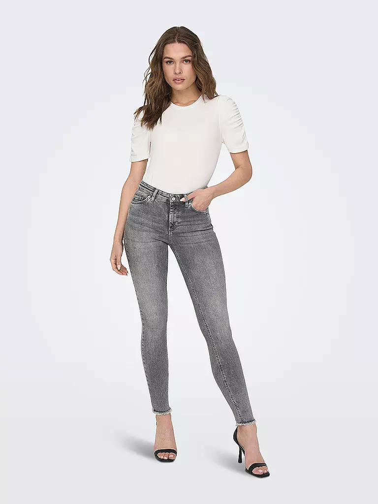 ONLY | Jeans Skinny Fit 7/8 ONLBLUSH | Gris