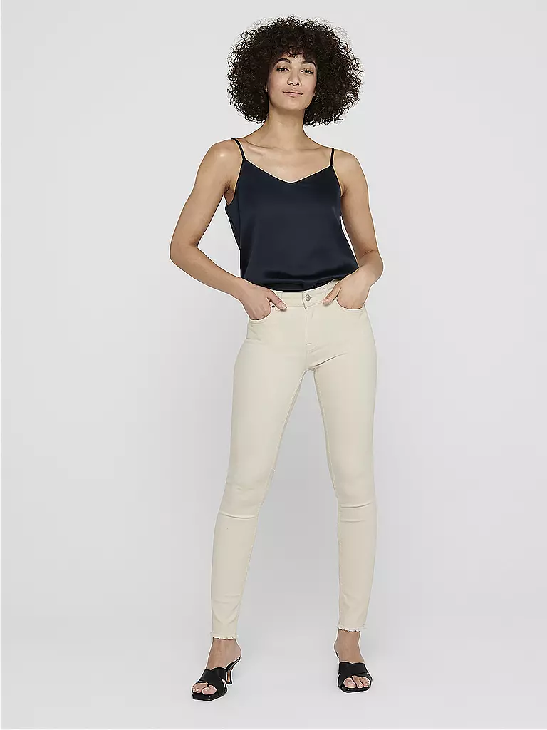ONLY | Jeans Skinny Fit 7/8 ONLBLUSH | Crema