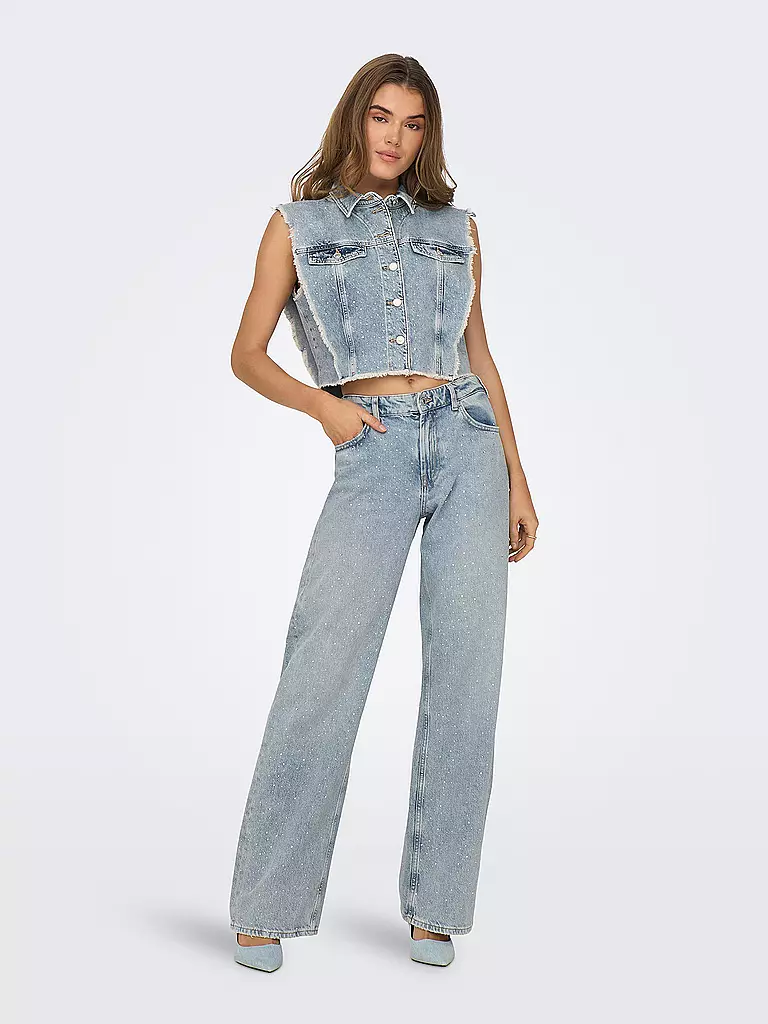 ONLY | Jeans Wide Fit ONLCOBAIN | Azul claro