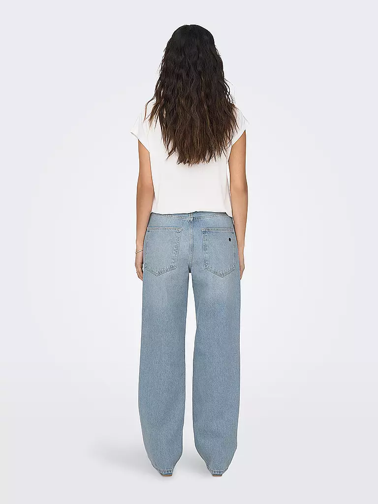 ONLY | Jeans wide leg ONLDEAN  | Azul claro