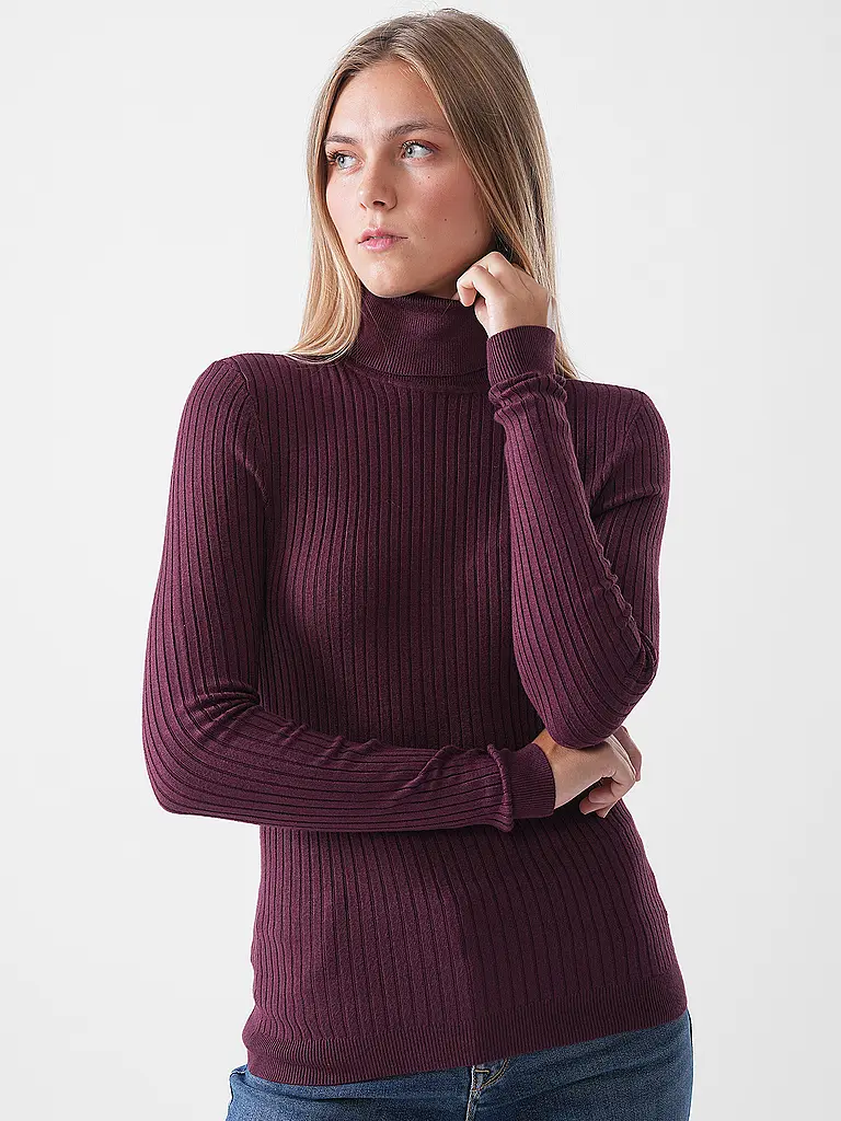 ONLY | Jersey de cuello alto ONLKAROL | beere