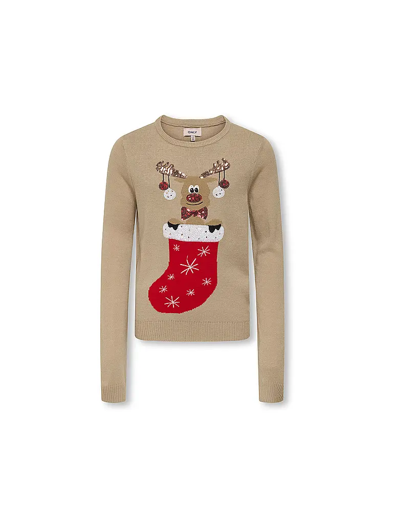 ONLY | Jersey de niña KOGXMAS | Beige