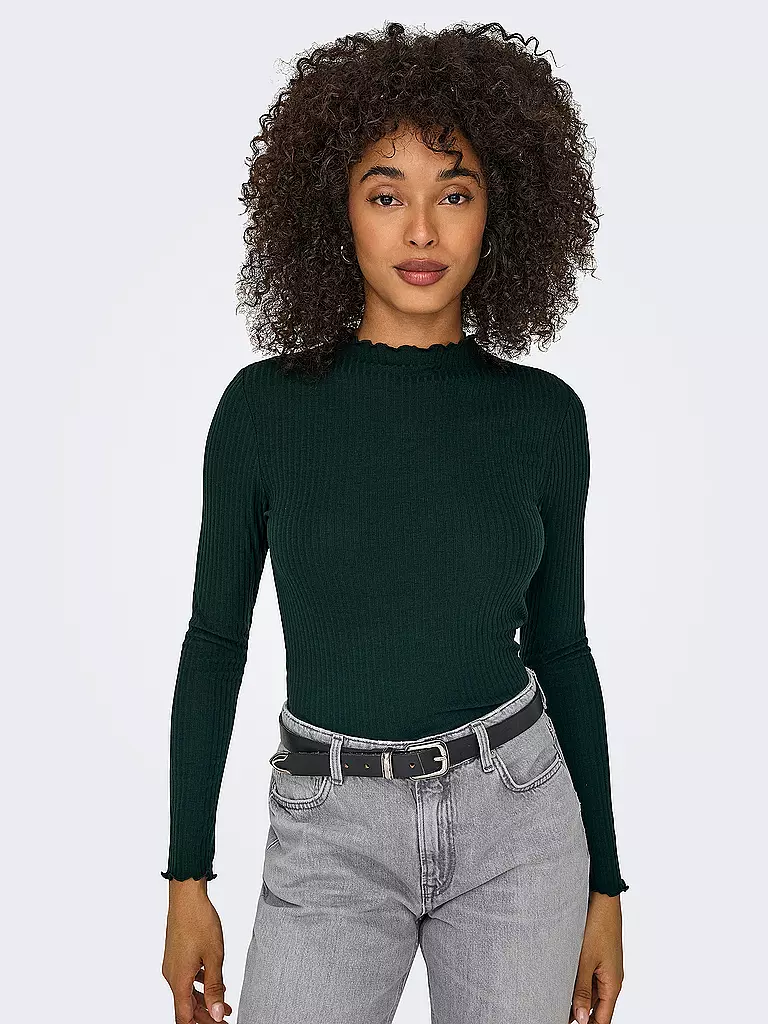 ONLY | Langarmshirt ONLEMMA | dunkelgrün