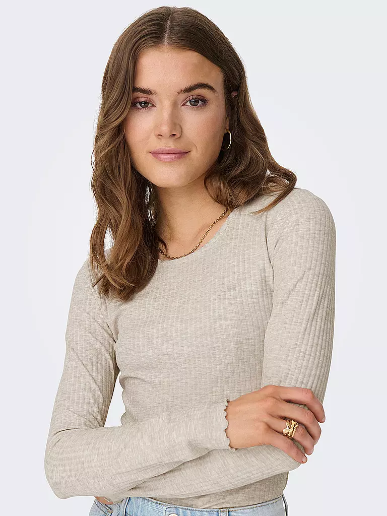 ONLY | Langarmshirt ONLEMMA | Crema