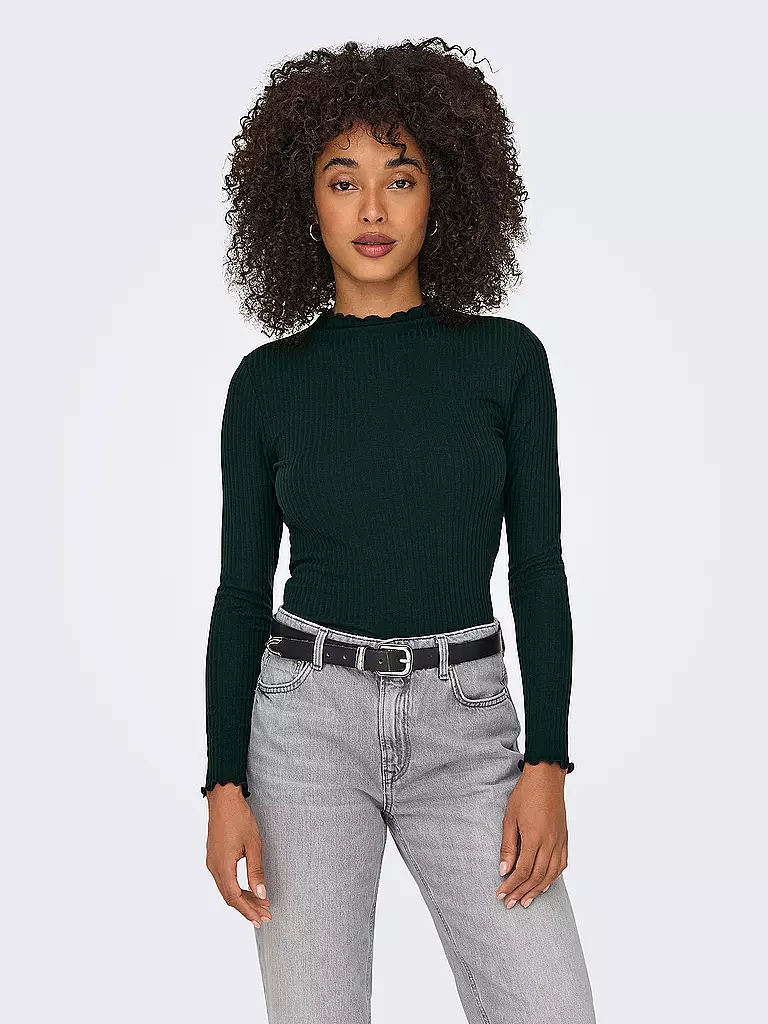 ONLY | Langarmshirt ONLEMMA | dunkelgrün