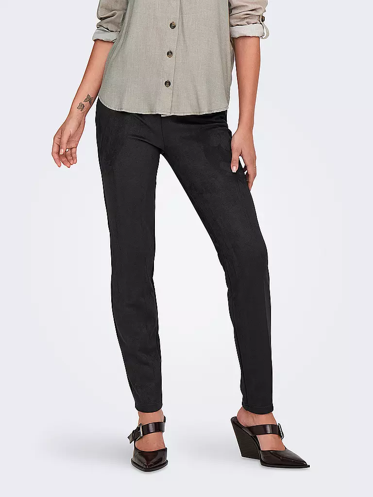 ONLY | Leggings de efecto cuero ONLANGALINE | Negro
