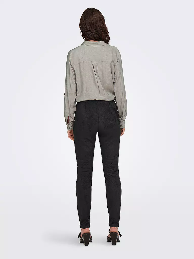 ONLY | Leggings de efecto cuero ONLANGALINE | Negro