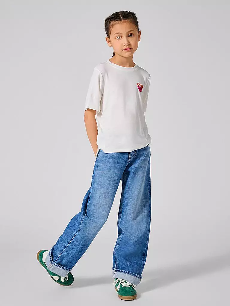 ONLY | Mädchen Jeans Wide Leg KOGHOPE  | Azul