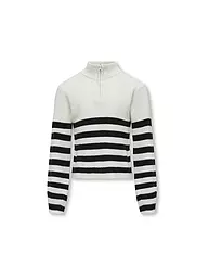ONLY | Mädchen Troyer Pullover  | Blanco