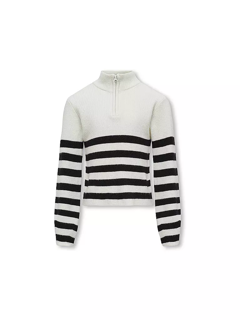 ONLY | Mädchen Troyer Pullover  | Blanco