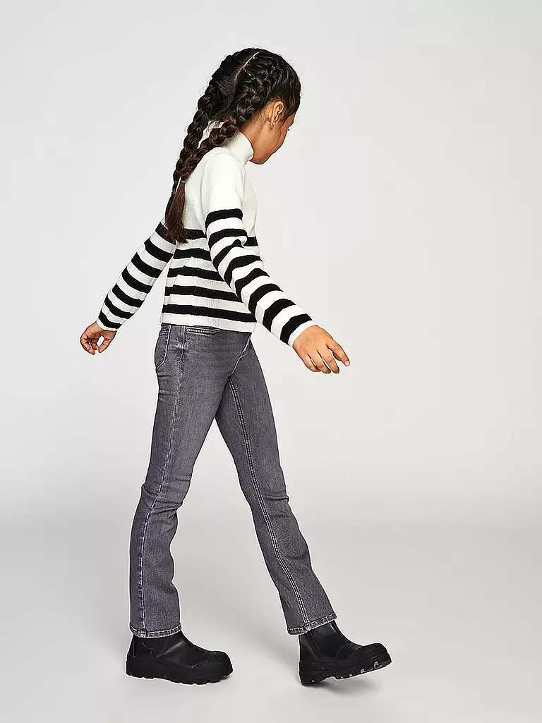 ONLY | Mädchen Troyer Pullover  | Blanco