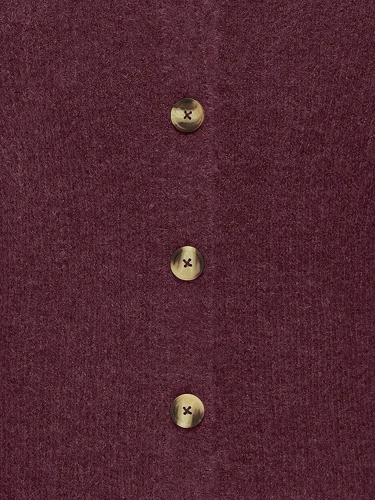 ONLY | Nombre del producto: Cárdigan de punto para niña KOGCAMILLA | Rojo oscuro