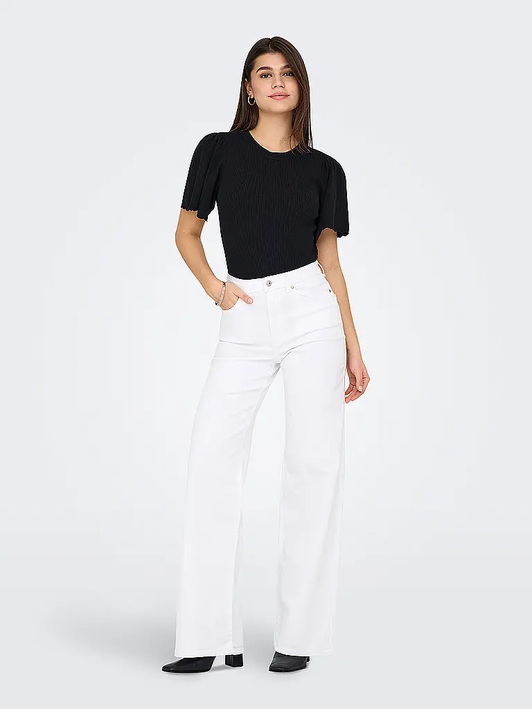 ONLY | Nombre del producto: Jeans Wide Leg ONLMADISON | Blanco