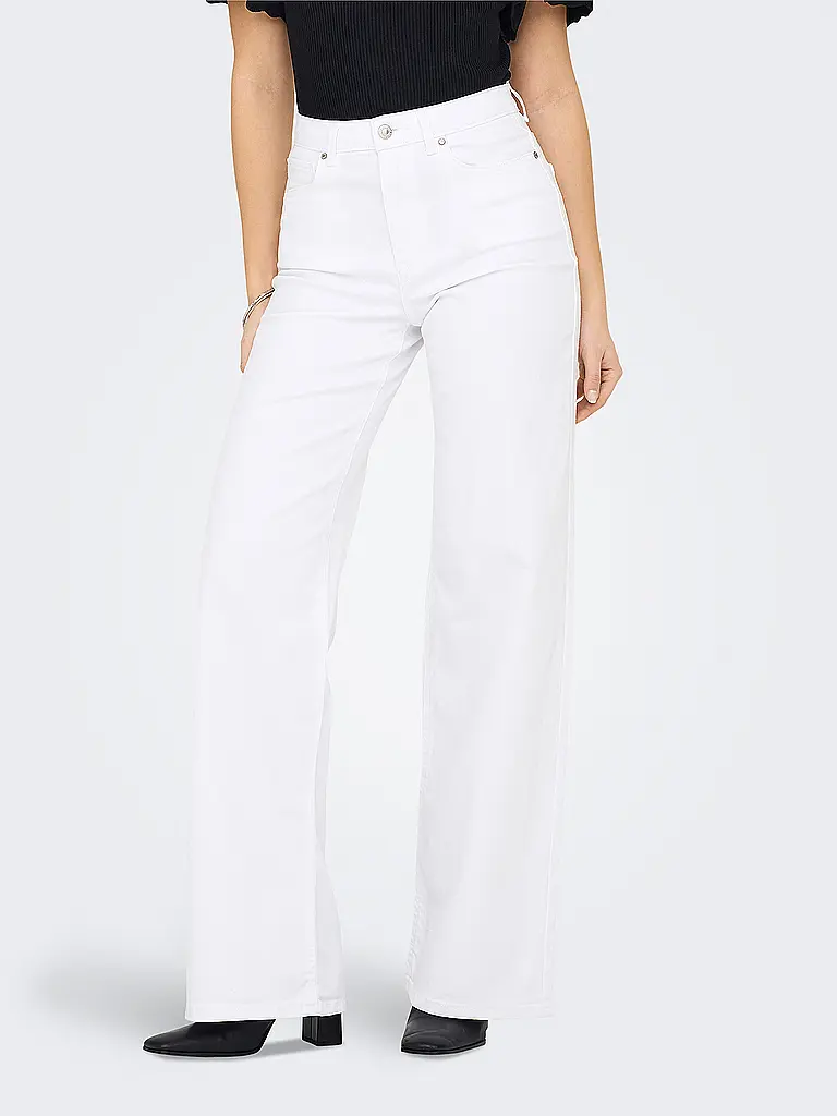 ONLY | Nombre del producto: Jeans Wide Leg ONLMADISON | Blanco