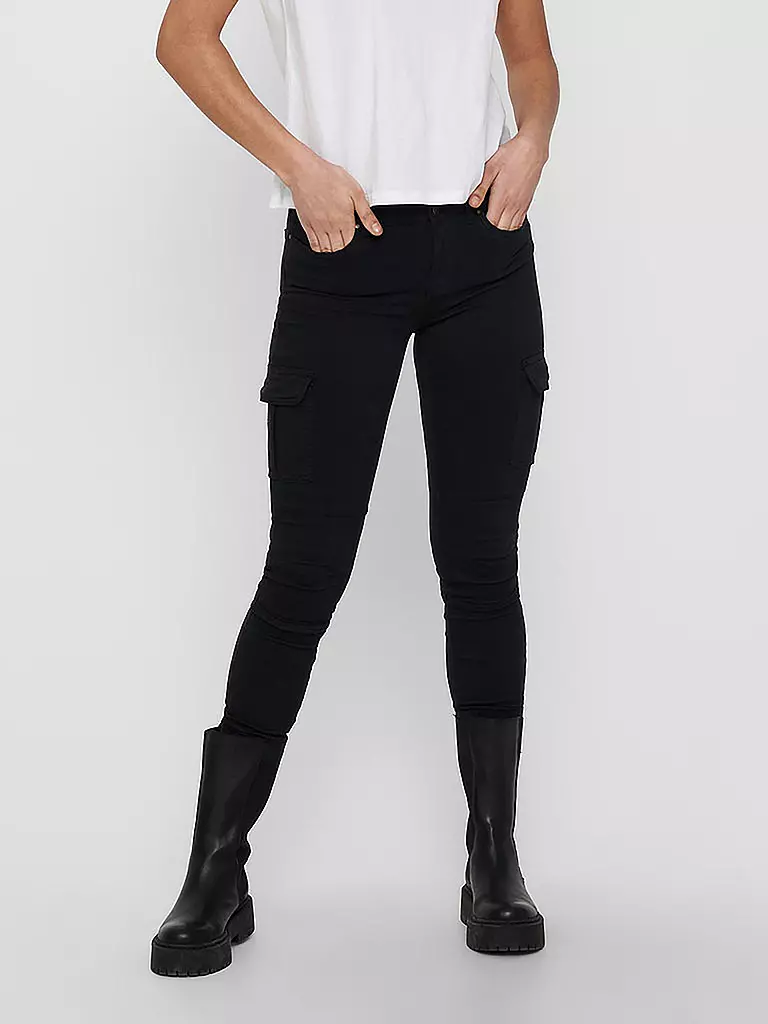 ONLY | Pantalón cargo ajustado ONLMISSOURI | Negro