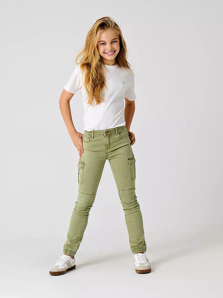 ONLY | Pantalones cargo KOGMISSOURI para niña | Oliva