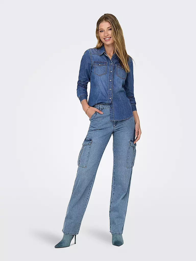 ONLY | Pantalones cargo ONLRILEY | Azul claro