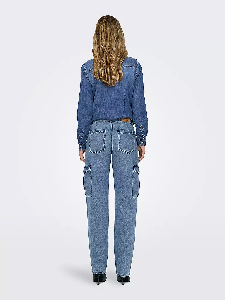 ONLY | Pantalones cargo ONLRILEY | Azul claro