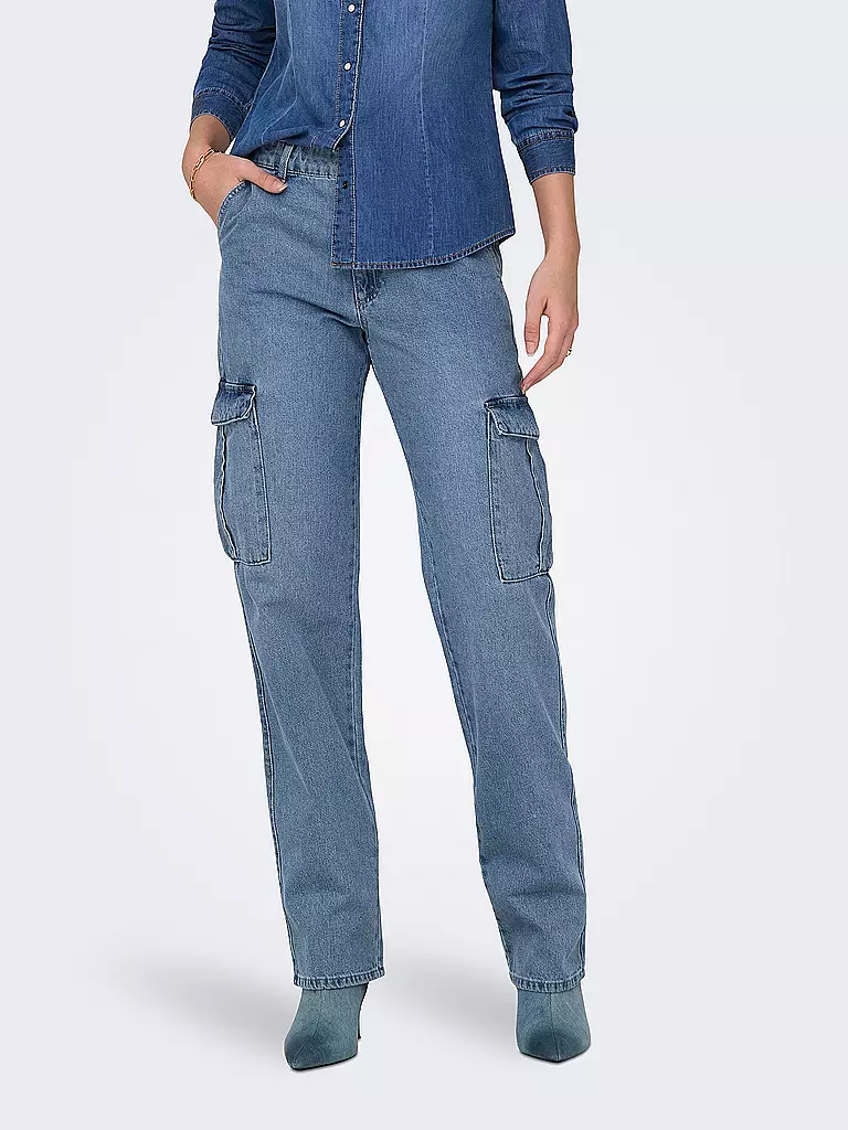 ONLY | Pantalones cargo ONLRILEY | Azul claro