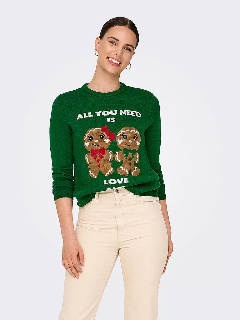 ONLY | Pullover  ONLXMAS GINGERBREAD | Verde