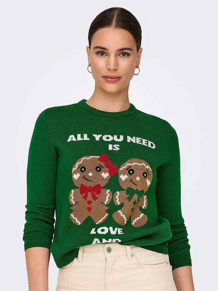 ONLY | Pullover  ONLXMAS GINGERBREAD | Verde