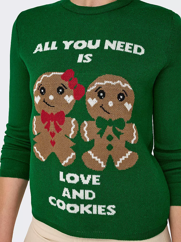ONLY | Pullover  ONLXMAS GINGERBREAD | Verde