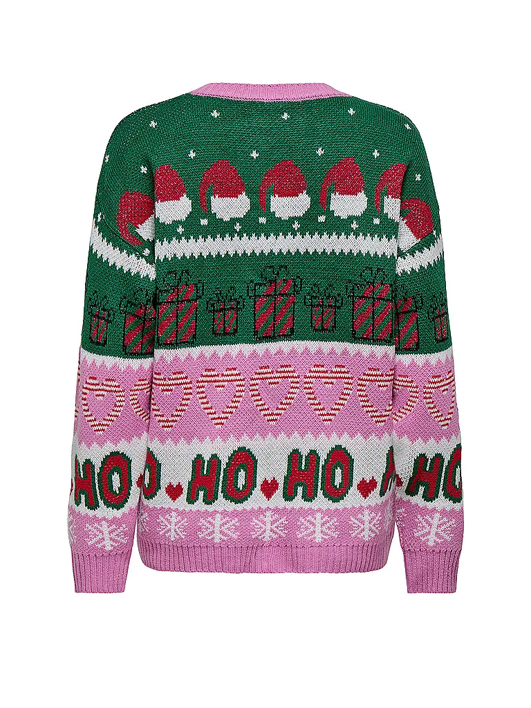 ONLY | Pullover ONLXMAS
Marke: ONLY
Farbe: bunt
Kategorien: Mode,Damen
Ärmellänge: Langarm
Ausschnitt: Rundhalsausschnitt
Material: Polyacryl / Acryl,Strick
Musterung: Allover
Passform (Oberbekleidung): Regular
Stil: Young Fashion |