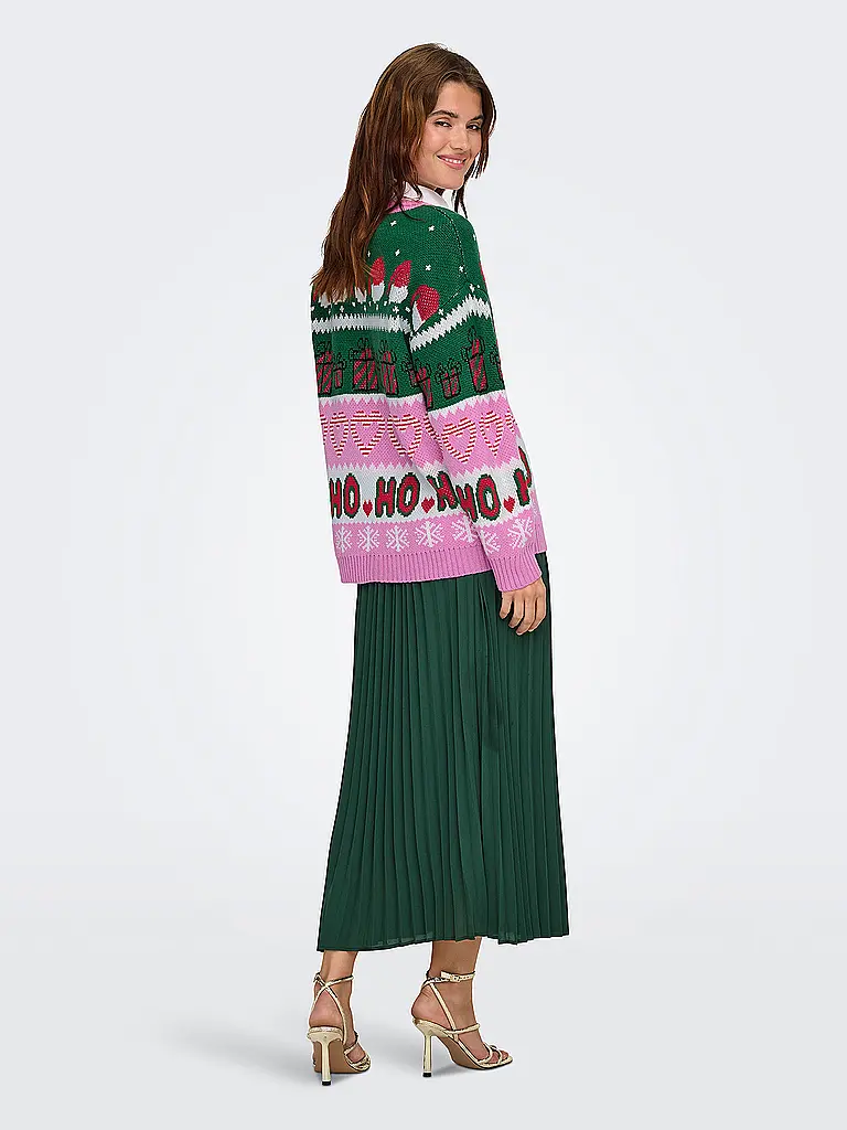 ONLY | Pullover ONLXMAS
Marke: ONLY
Farbe: bunt
Kategorien: Mode,Damen
Ärmellänge: Langarm
Ausschnitt: Rundhalsausschnitt
Material: Polyacryl / Acryl,Strick
Musterung: Allover
Passform (Oberbekleidung): Regular
Stil: Young Fashion |