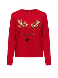 ONLY | Pullover ONLXMAS | Rojo