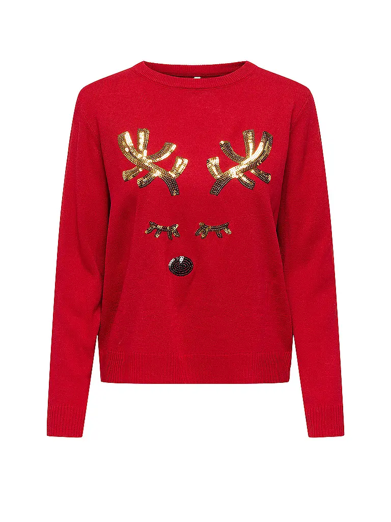 ONLY | Pullover ONLXMAS | Rojo
