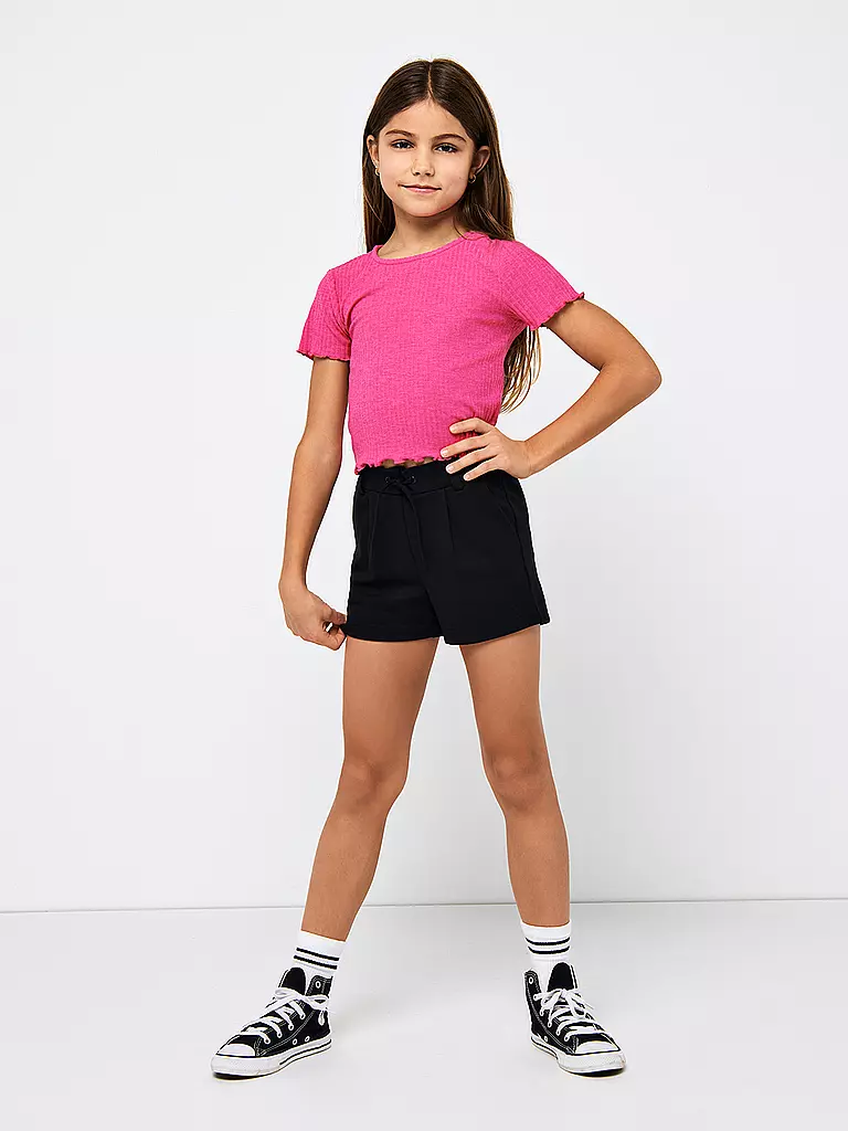 ONLY | Shorts de niña KONPOPTRASH | Negro