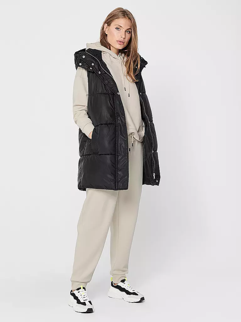 ONLY | Steppgilet ONLDEMY  | Negro