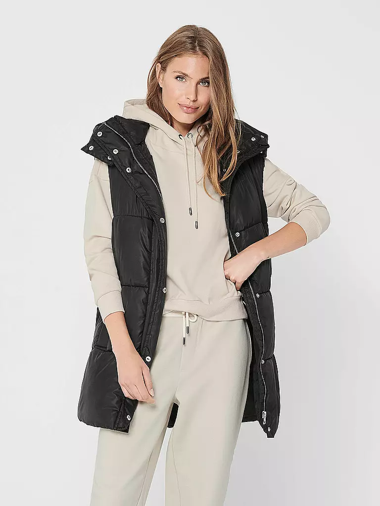 ONLY | Steppgilet ONLDEMY  | Negro
