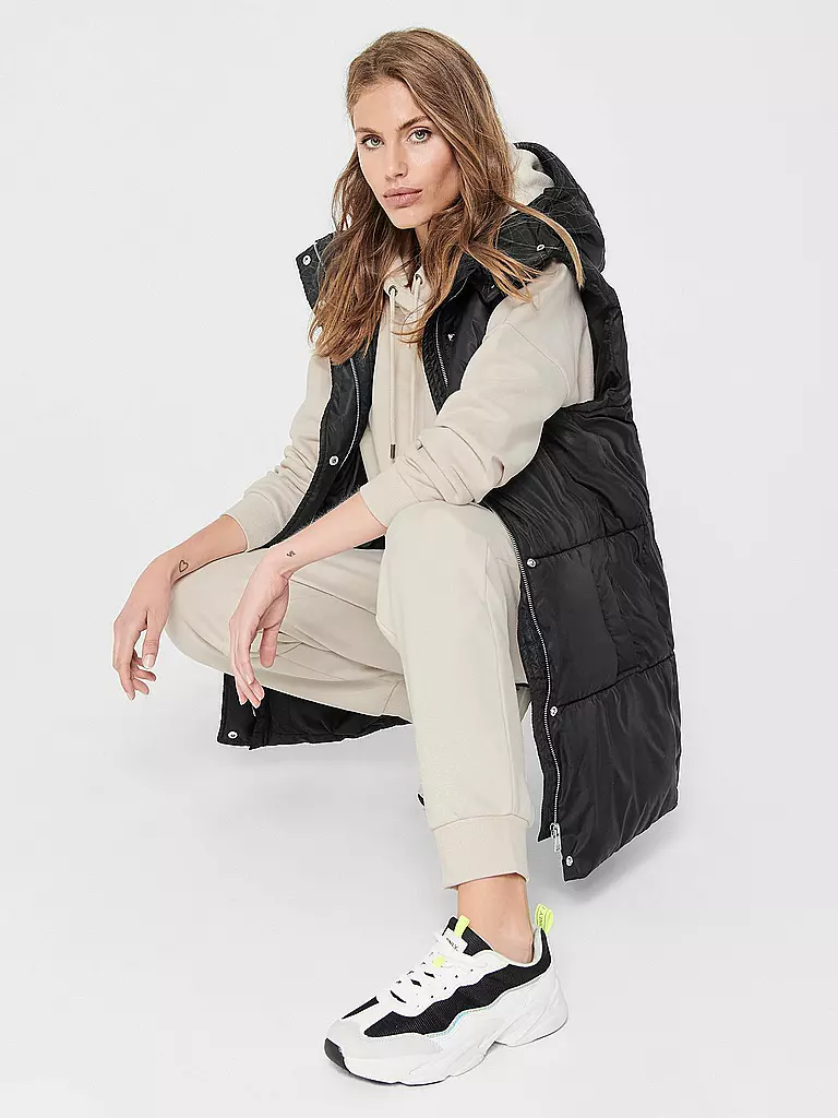 ONLY | Steppgilet ONLDEMY  | Negro